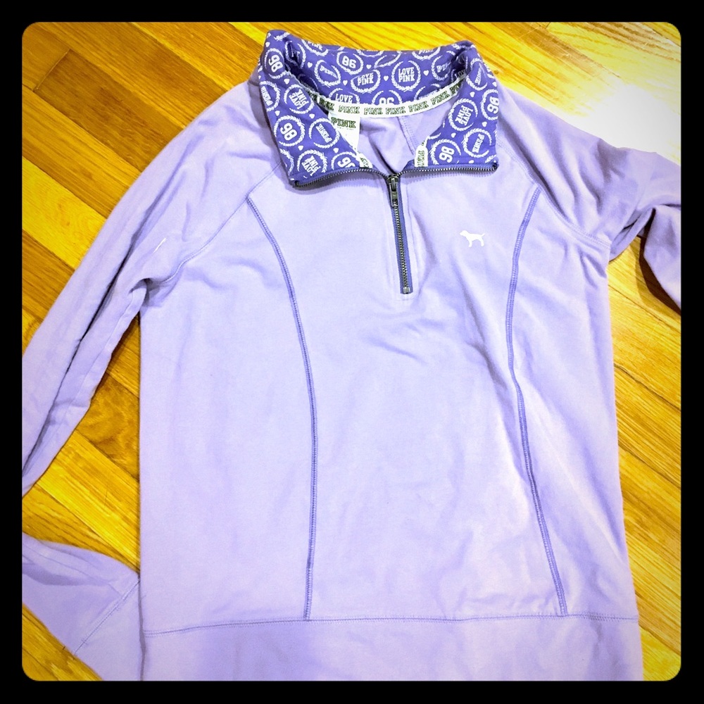 Vintage Vs Pink ultimate half zip